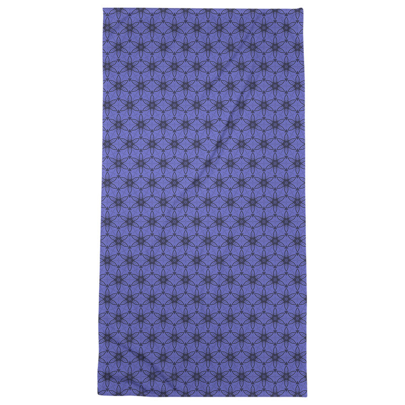Katelyn Elizabeth Beach Towel, Blue/Black