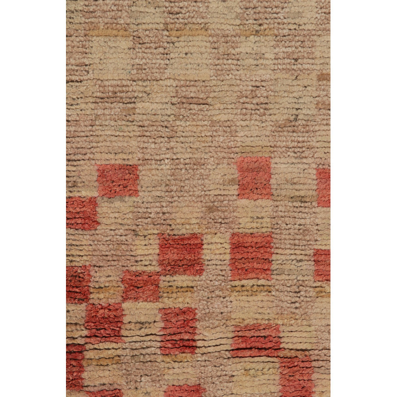 Moroccan Hand Knotted Area Rug, Rectangle 9' x 12'