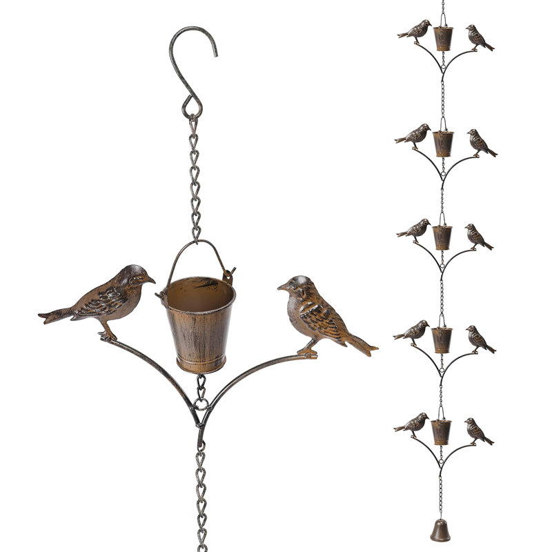 Chaîne de pluie d'oiseau 6,52 pi
