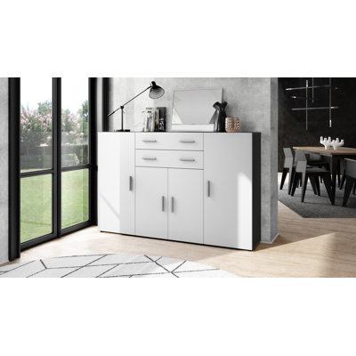 Mccammon 166 Cm Wide 2 Drawer Highboard