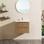 Meuble-lavabo mural 24 po avec lavabo à cuve flottante Upshaw