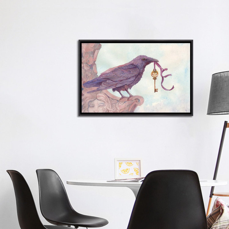 «One For S Pain», reproduction d'art sur toile tendue, Noir patiné, H 26 po x l 40 po