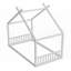 Lit simple style maison Montessori - Pas besoin de sommier, structure en bois de pin durable