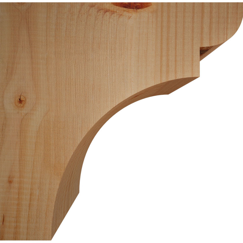 Yorktown Smooth Rafort Tail, Sapin de Douglas, H 12 po x l 12 po x P 5,5 po