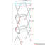 Metal Foldable Accordion Drying Rack