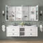 Armoire à pharmacie 72 po x l 36 po à surface sans miroir, bords biseautés-106342871