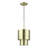 Zolana 1 Light Antique Brass Mini Pendant-592343920-592343926