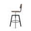 Tabouret pivotant en bois massif Buth-762607054