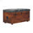 Buffalo Hide Leather Storage Trunk