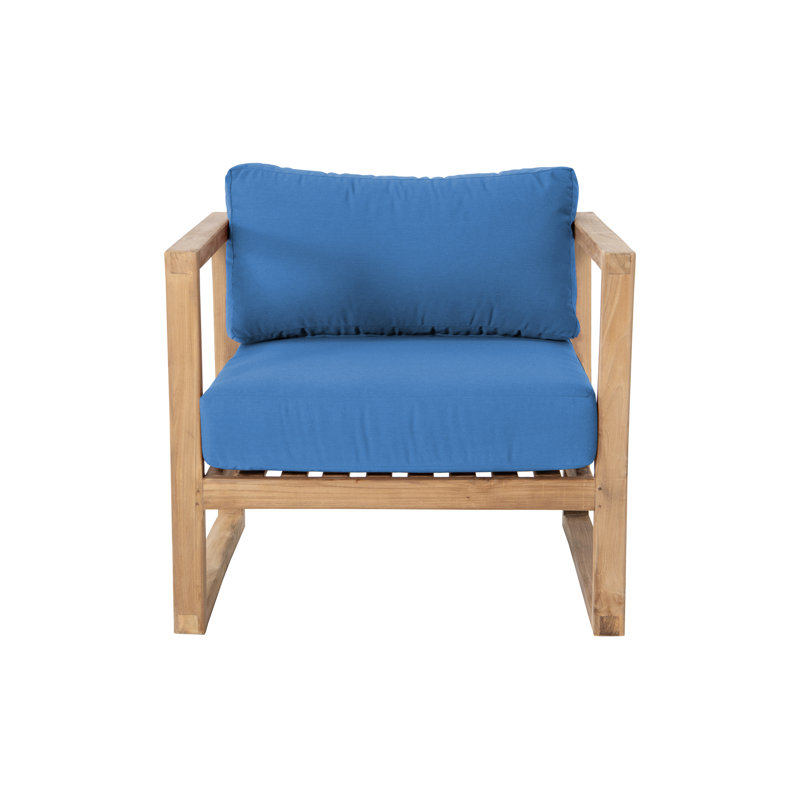 Outdoor 8 - Piece Teak Conversation Set, Capri