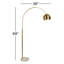 Zoely 69" Gold Brass Arched Floor Lamp