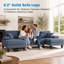 Canapé-lit modulaire convertible en U en chenille-1795498225