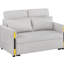 Causeuse-lit en velours de 55,5 po Percy