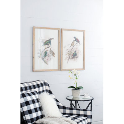 Set Of 2 Bird Framed Print
