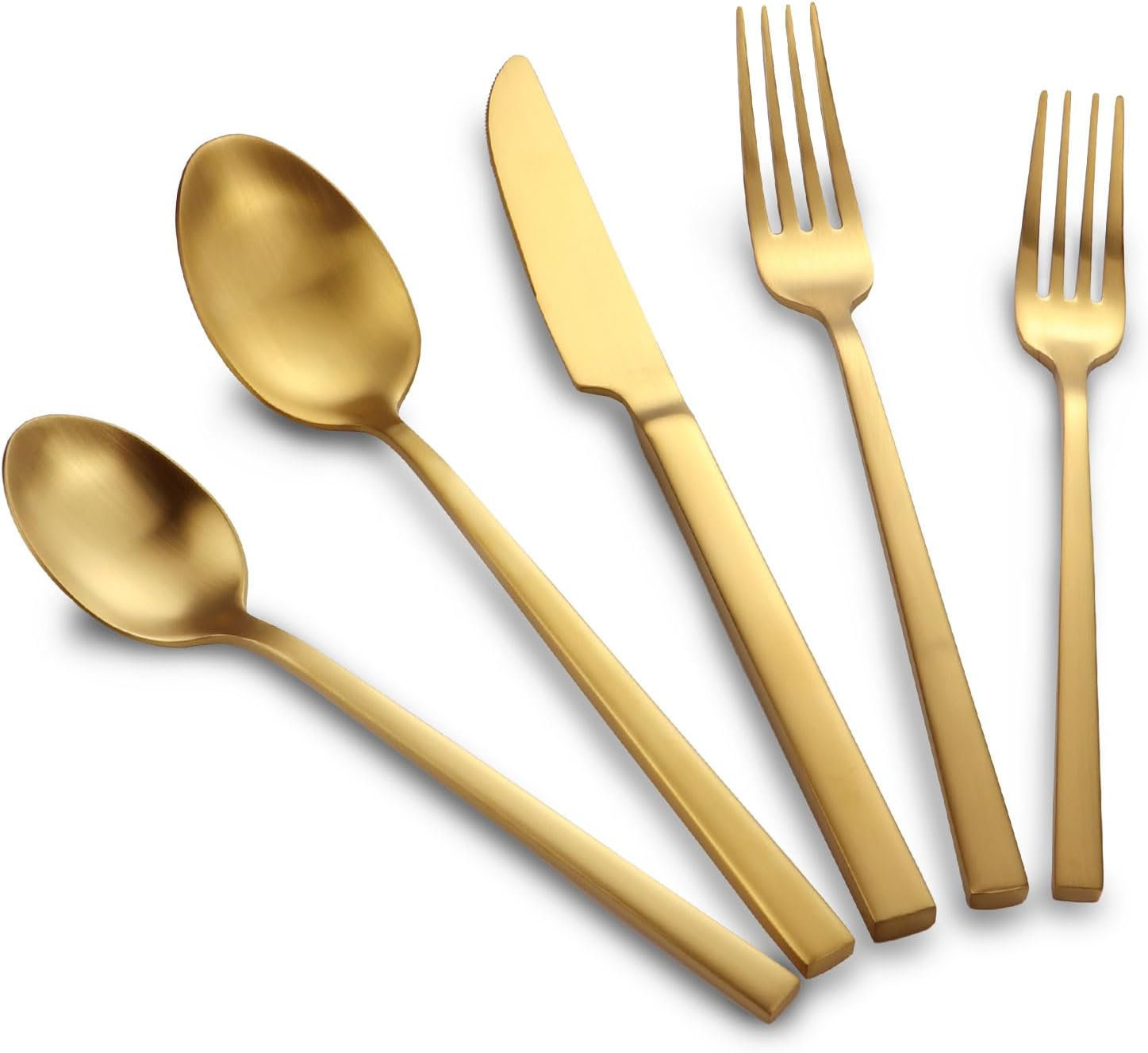 Latitude Run® Hand-Forged 18/10 Stainless Steel Flatware Set With ...