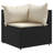  Patio Lounge Set Black, Cream White-1464541705-1464541708