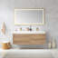 Ensemble de meuble-lavabo mural double 60 po-45827125-45827126