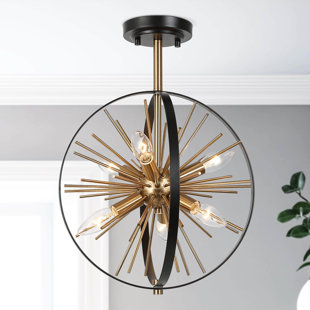 Devrick 6 - Light Sputnik Semi Flush Mount