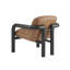 Fauteuil d'appoint rembourré moderne en similicuir 1pc-130670388
