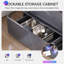 Fully Assembled 3-Drawer Nightstand with Charging Station and Motion Sensor RGB Light, Curved Profil-1146396961-1148960000