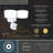 Outdoor Security 2 - Head LED Hardwired Dusk to Dawn Outdoor Security Flood Light with Motion Sensor and Timer-86691147