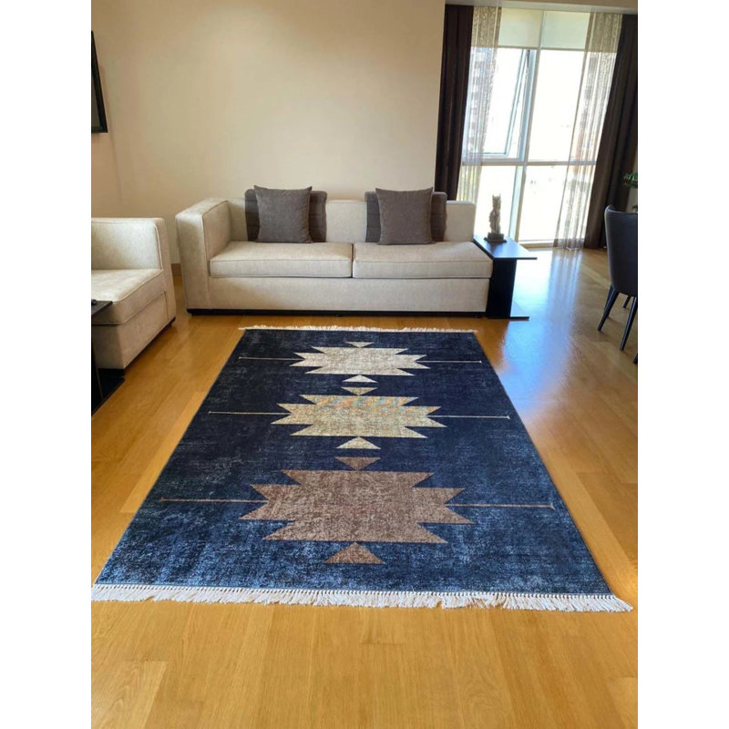 Tapis Lao avec envers antidérapant, Tapis de couloir 2 pi 7 po x 13 pi 1 po