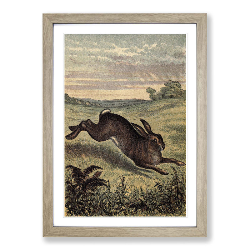 Single Picture Frame Painting, Oak