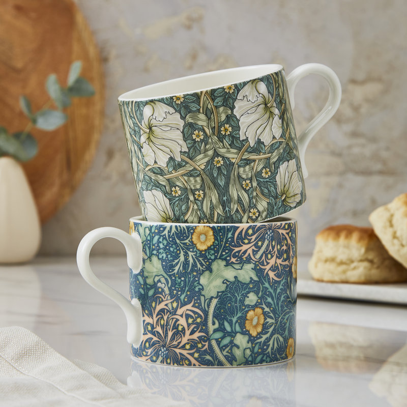 The Original Morris & Co. Seaweed 2 Piece Mugs Set