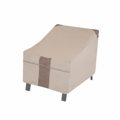 Modern Leisure Monterey Patio Swivel Lounge Chair Cover, 37.5"L x 39.25"W x 38.5"H, Beige by Rebrilliant