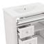Meuble-lavabo innovant de 30 po avec lavabo, 2 tiroirs, une armoire et un tiroir basculant-1175042349