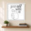 «Bathroom Puns V» par Becky Thorns - Impression sur toile-130879449