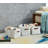 Decomomo Water Resistant Foldable Storage Bin | Canvas Fabric Container With Handles-419867226-419867230