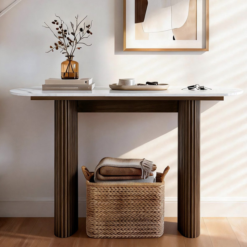Console 47,24 po Jaysaun, Noyer