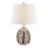 19.5" Brown Textured Resin Turtle Table Lamp-776400128-776400131