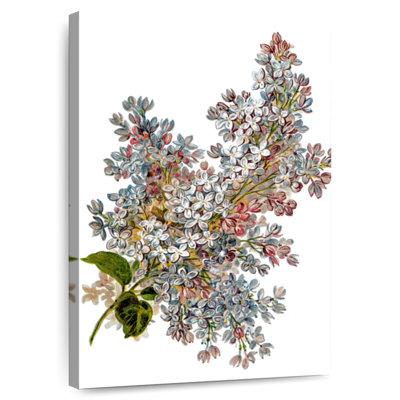 Harnek, fleurs lilas rétro