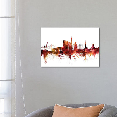 Gothenburg, Sweden Skyline by Michael Tompsett - Wrapped Canvas Gallery-Wrapped Canvas Giclée