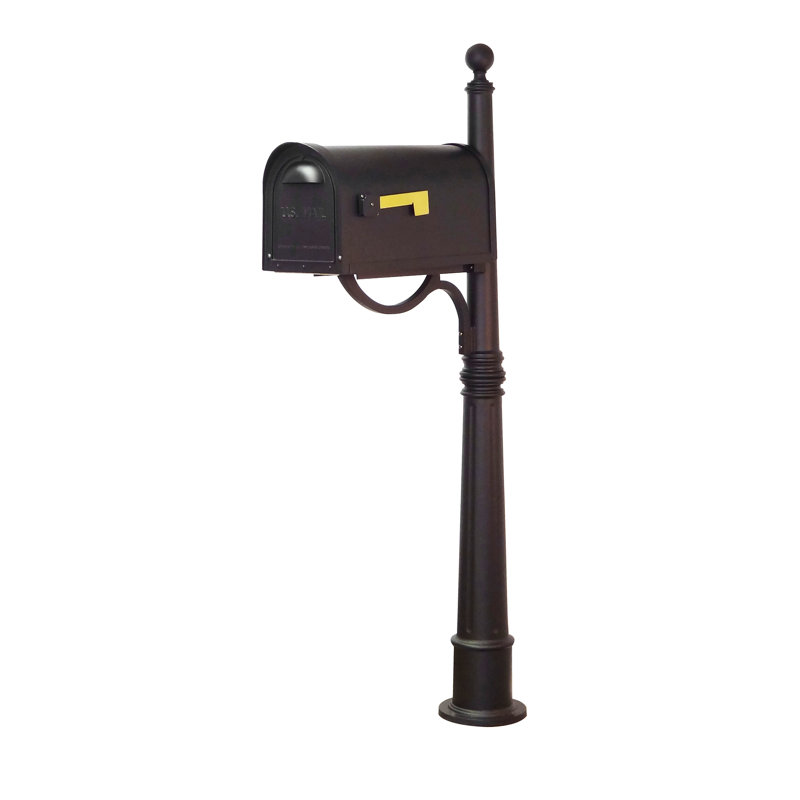 Boîte aux lettres verrouillable avec poteau inclus trottoir Classic