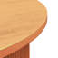 Coffee Table Solid pine wood Living Room Pine Rustic Oval Indoor-1236076719
