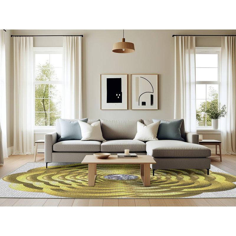 Tapis jaune, Rectangle 6 pi x 9 pi
