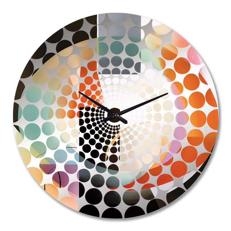 Arunima - Horloge murale géométrique abstraite, Grand
