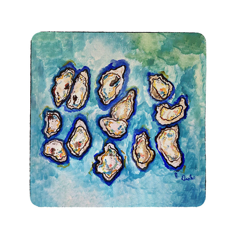 Many Oysters Coaster Set of 4