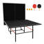Table de ping-pong pliable 9 pieds - Ensemble de table de tennis de table d'intérieur portable avec filet, 2 raquettes et 3 balles pour la salle de jeu
