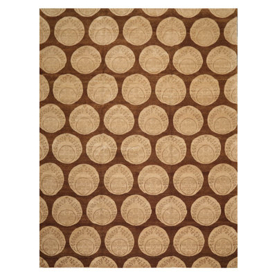 Panayiotis One-of-a-Kind 9' X 11'10'' Wool Area Rug in Olive