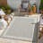Silver Polypropylene Area Rug 7 Ft. 10 In. X 3 - To Stains, Made For Indoor & Outdoor In , Stain , Spaces-780319105