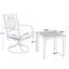 Leonard 2 - Person Patio Dining Set with Square Table , Cushions Included