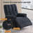35.3" Wide Electric Power Swivel Rocker Recliner With USB Port-162250385