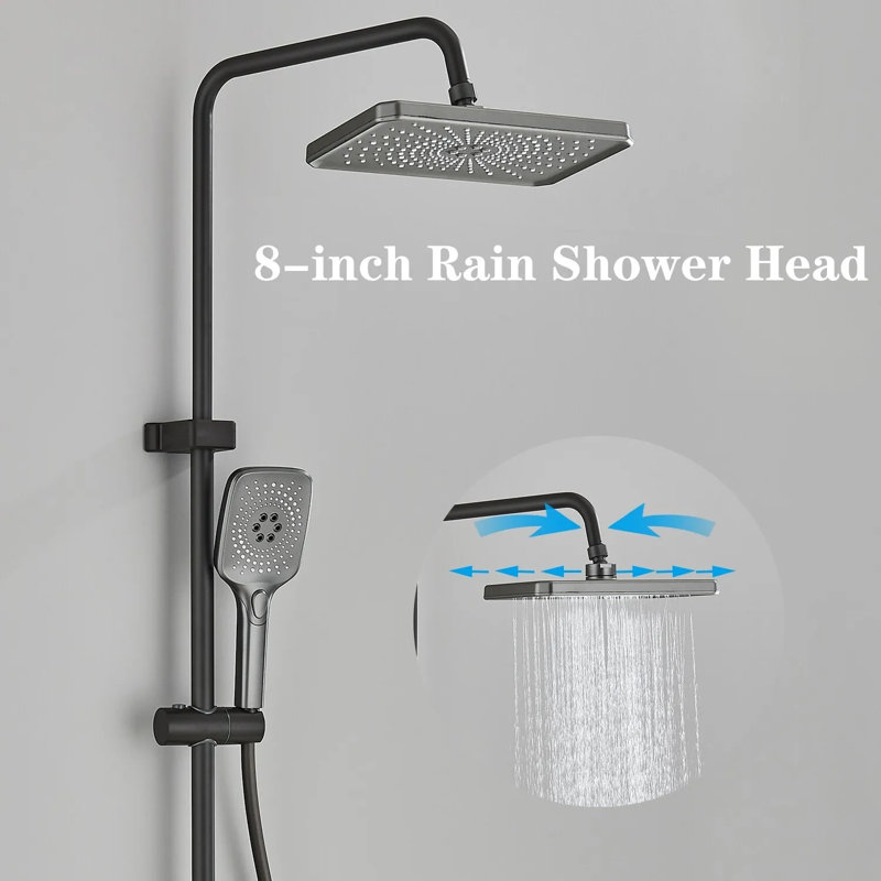 Robinet de douche à pression équilibrée (température et volume) avec valve brute