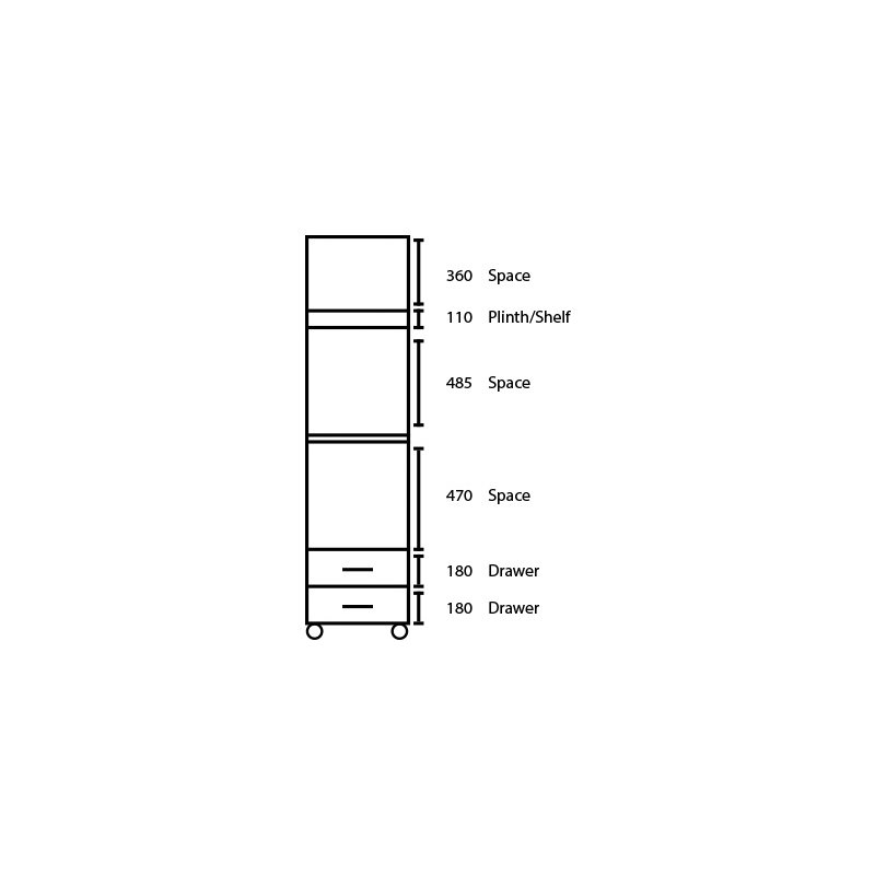 1 Door Manufactured Wood Wardrobe, Wenge