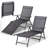 Denyel Outdoor Metal Chaise Lounge-888592062
