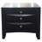2-Drawer Nightstand with Tray
